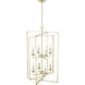 Nellis 8 Light 24 inch Modern Gold Indoor Pendant Ceiling Light